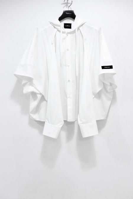 SYU.HOMME/FEMM（シュウ オム フェム）のDouble sleeve shirts-WHITE