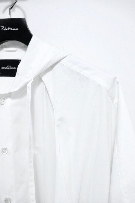 SYU.HOMME/FEMM（シュウ オム フェム）のDouble sleeve shirts-WHITE