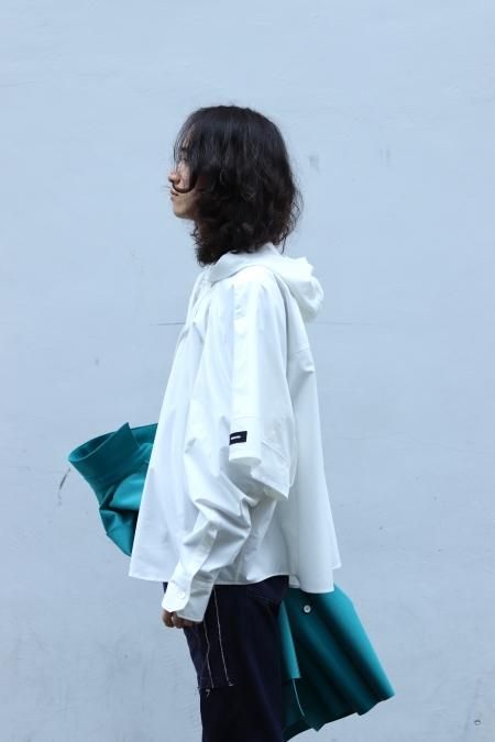 SYU.HOMME/FEMM（シュウ オム フェム）のDouble sleeve shirts-WHITE ...