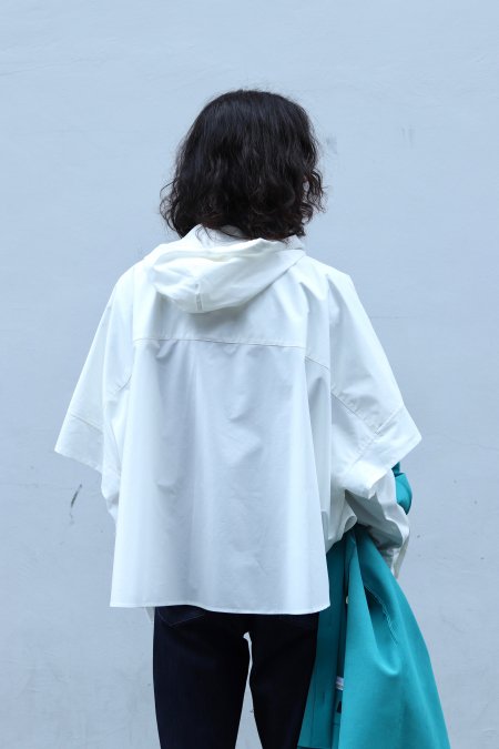 SYU.HOMME/FEMM（シュウ オム フェム）のDouble sleeve shirts-WHITE 