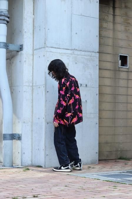 soe（ソーイ）のL/S Flamingo Shirt（ロングスリーブフラミンゴ