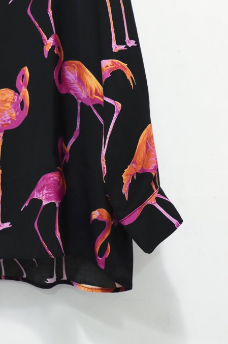 soe（ソーイ）のL/S Flamingo Shirt（ロングスリーブフラミンゴシャツ