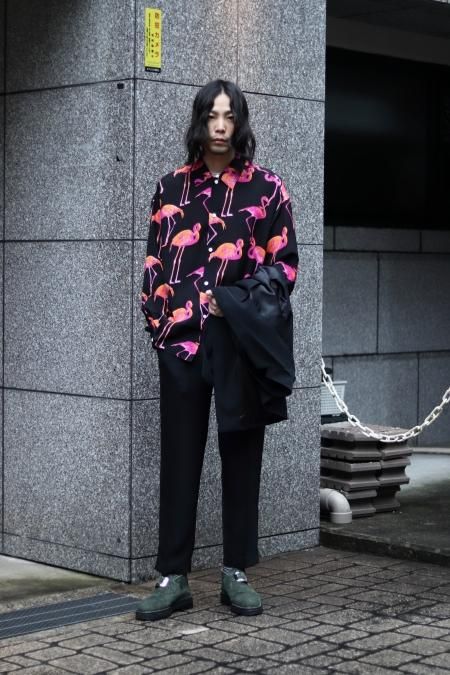 soe READY TO WEAR フラミンゴシャツ soe READY TO WEAR フラミンゴシャツ