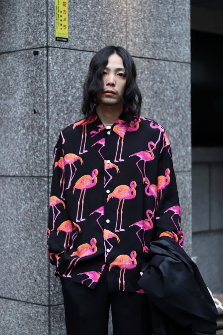 soe（ソーイ）のL/S Flamingo Shirt（ロングスリーブフラミンゴシャツ ...