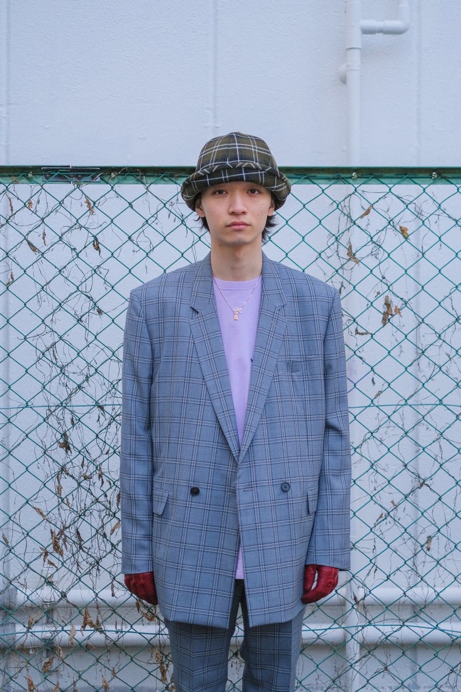 LITTLEBIG◇セットアップ/1/ウール/GRY/Check Semi-Double