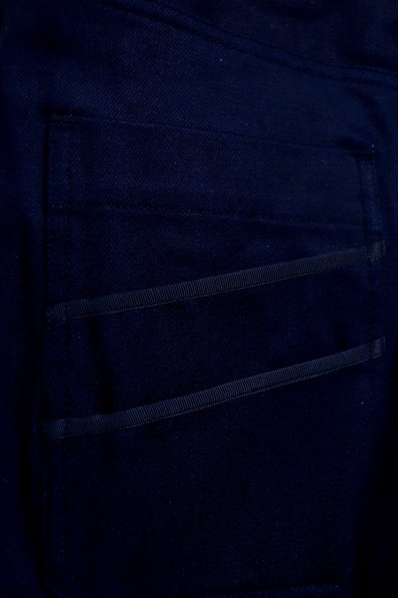 YUKI HASHIMOTO（ユウキ ハシモト）のWORK DETAIL JEANS-BLUE DENIM