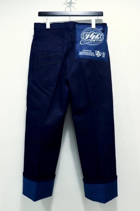 YUKI HASHIMOTO（ユウキ ハシモト）のWORK DETAIL JEANS-BLUE
