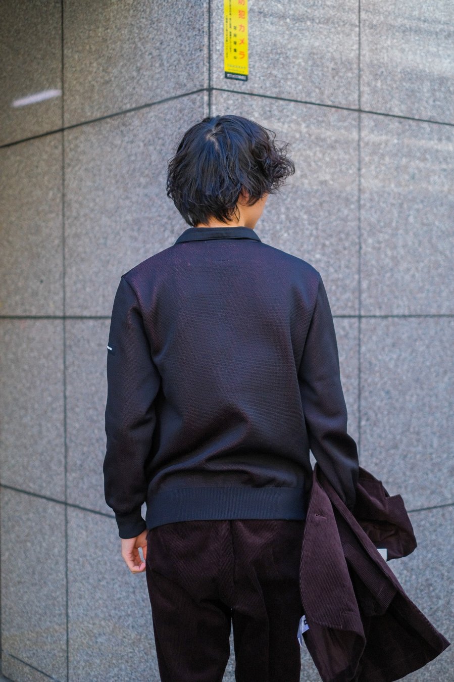 SYU.HOMME/FEMM（シュウ オム フェム）のDragon knit shirts-BLACK