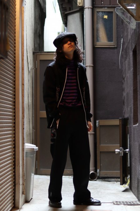 SYU.HOMME/FEMM（シュウ オム フェム）のDragon Knit Pants-BLACK