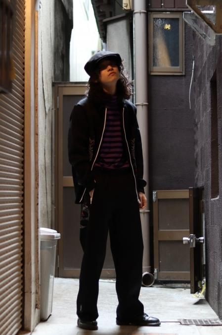 SYU.HOMME/FEMM Dragon Knit Pants Black 2
