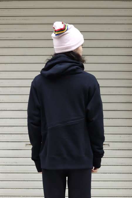 SYU.HOMME/FEMM（シュウ オム フェム）のCoil zip hoodie-BLACK ...