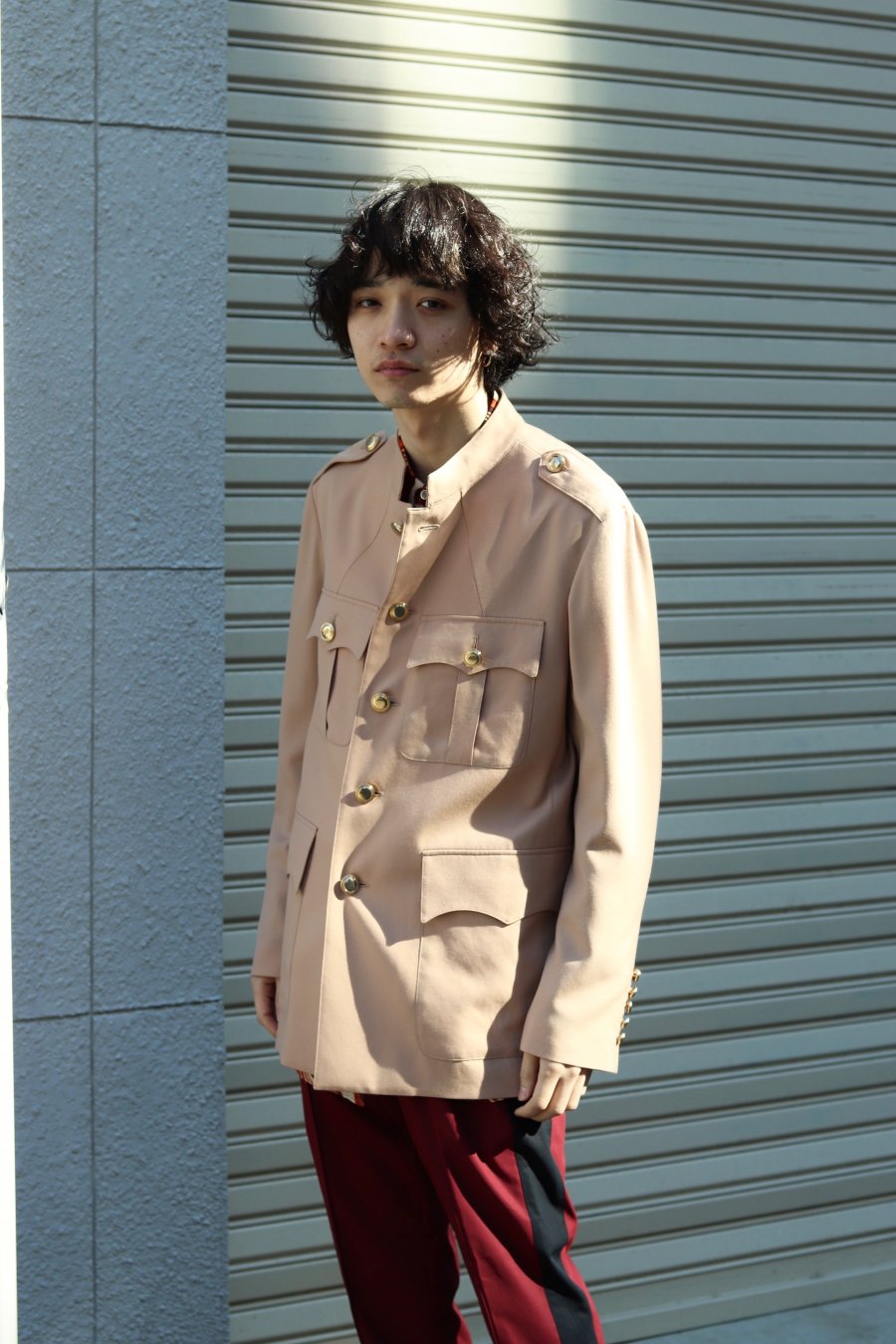 LITTLEBIG（リトルビッグ）のStand Collar Safari Jacket（ジャケット）の通販サイト-大阪 堀江 PALETTE art  alive（パレットアートアライヴ）-