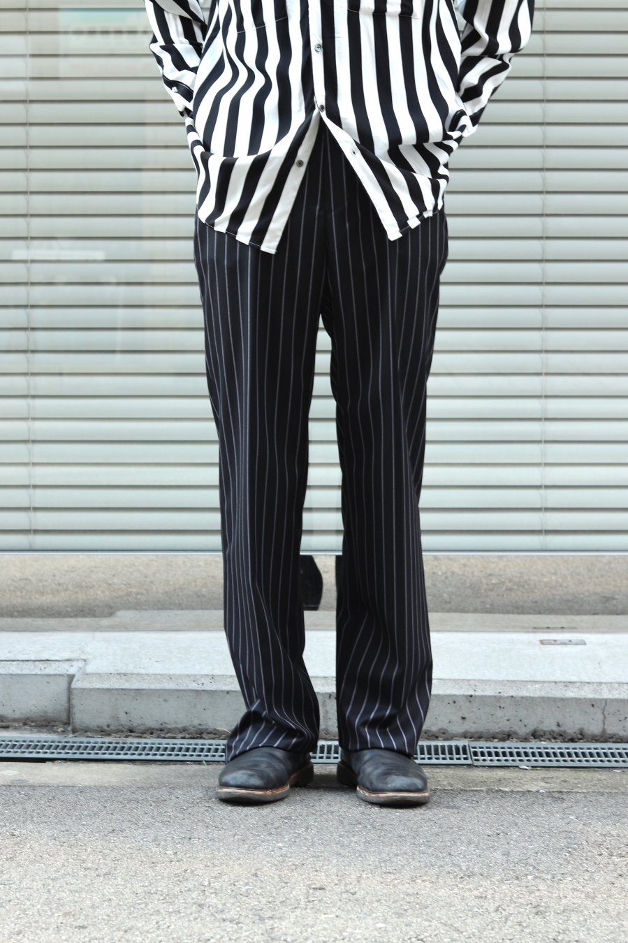 割引限定 LITTLEBIG Stripe Straight Trousers サイズ:2 スラックス