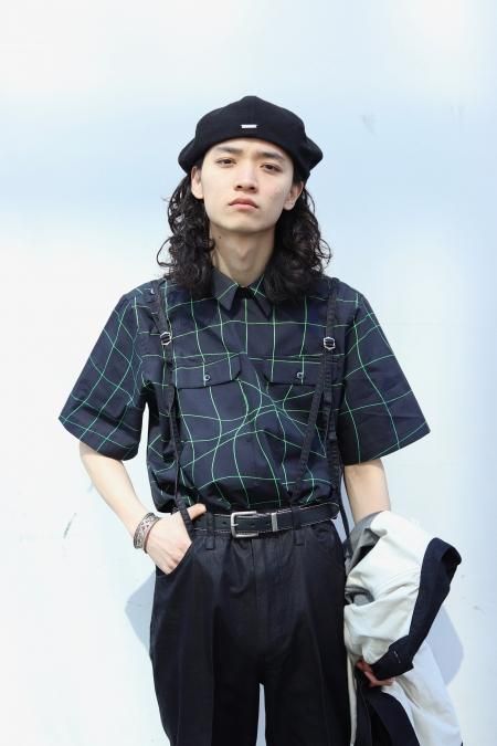 MASU（エムエーエスユー）のSUSPENDER DENIM TROUSERS-BLACK 