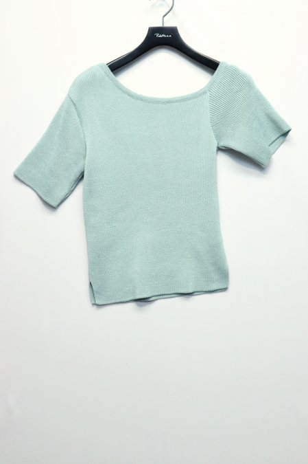 BELPER（ベルパー）のONE SHOULDER TOP-PALE BLUE（ワンショルダー