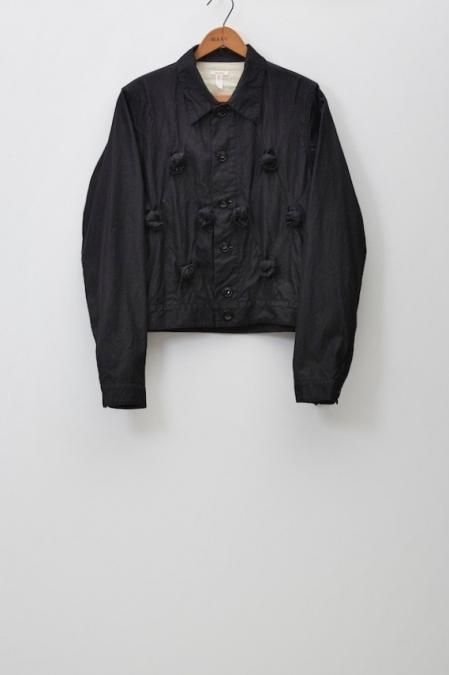 MASU（エムエーエスユー）のSHORT DENIM BLOUSON-BLACK（ショート