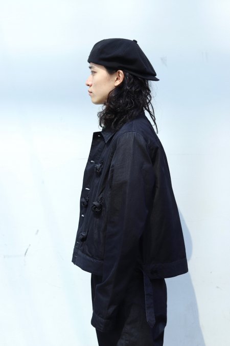 MASU（エムエーエスユー）のSHORT DENIM BLOUSON-BLACK（ショート ...