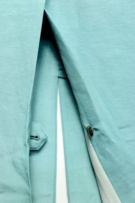 BELPER（ベルパー）のSILK BREND JACKET-TURQUOISE（シルク