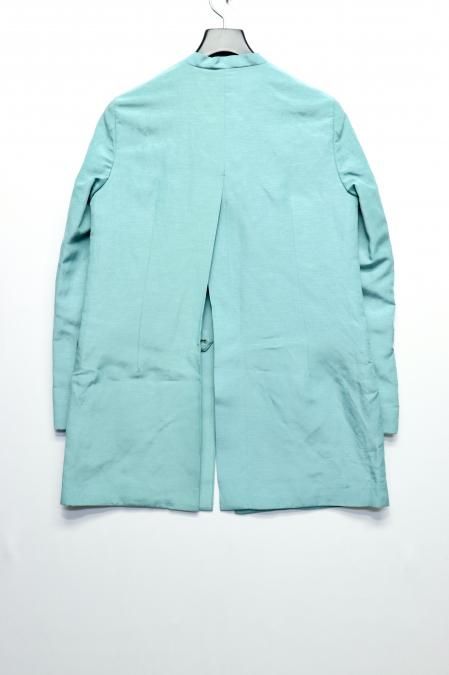BELPER（ベルパー）のSILK BREND JACKET-TURQUOISE（シルク