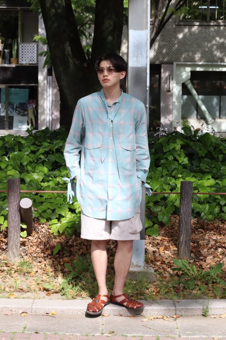 SUGARHILL（シュガーヒル）のOMBRE RIBBON LONG SHIRT-GREEN（シャツ 