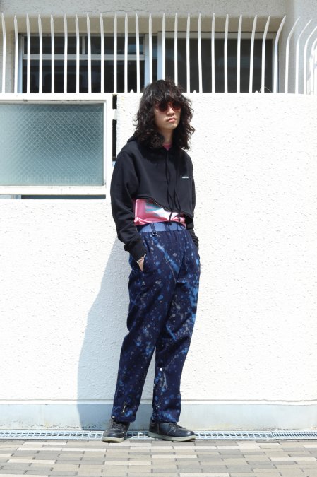 SYU.HOMME/FEMM（シュウ オム フェム）のCover slit pants-BLUE