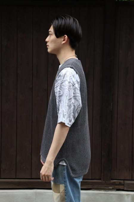 KIIT（キート）のFINE COTTON MARBLE TEE-GREY（Tシャツ）の通販サイト-大阪 堀江 PALETTE art  alive（パレットアートアライヴ）-