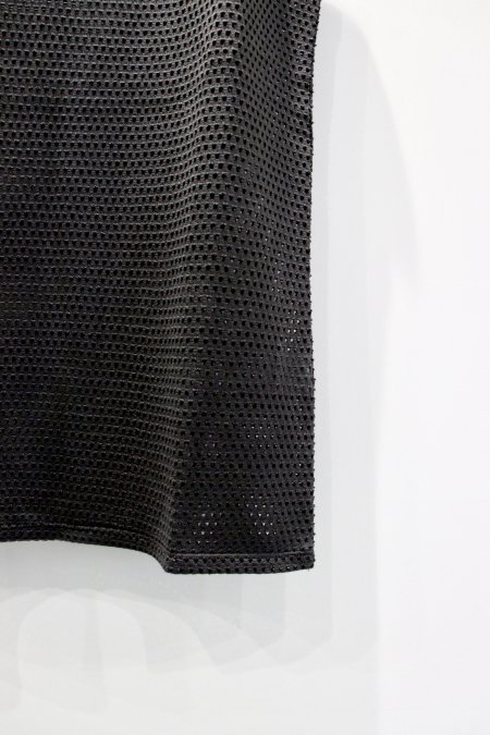 KIIT（キート）のPINDOT MESH TANKTOP-CHARCOAL（メッシュタンクトップ