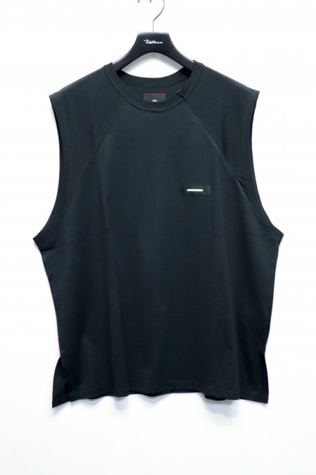 SYU.HOMME/FEMM（シュウ オム フェム）のKWSR Tank sleeves-BLACK