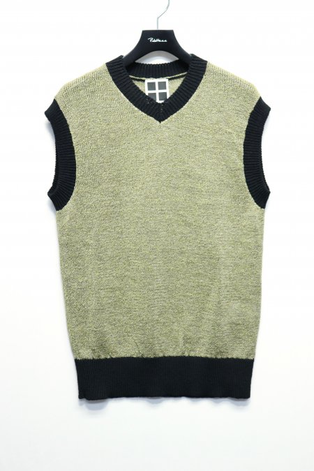 TASHIRO（タシロ）のKnit vest-GREY MIX（ニットベスト）の通販サイト ...