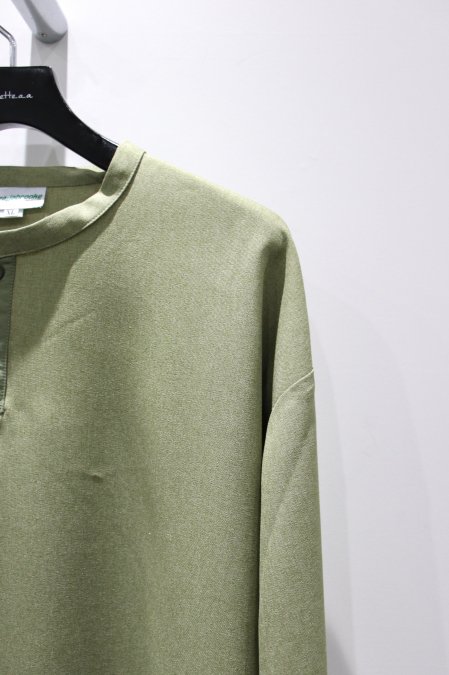 rajabrooke（ラジャブルック）のNYLON CHAMBRAY SHIRTS-KHAKI（シャツ