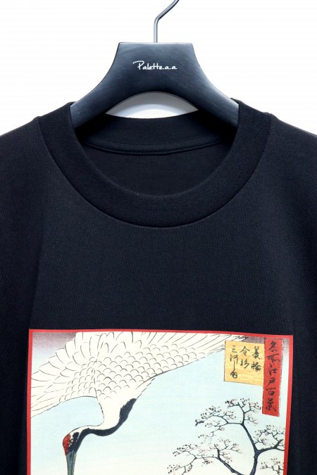 elephant TRIBAL fabrics（エレファントトライバルファブリックス）の浮世絵 S/S T  shirts-BLACK（カットソー）の通販サイト-大阪 堀江 PALETTE art alive（パレットアートアライヴ）-