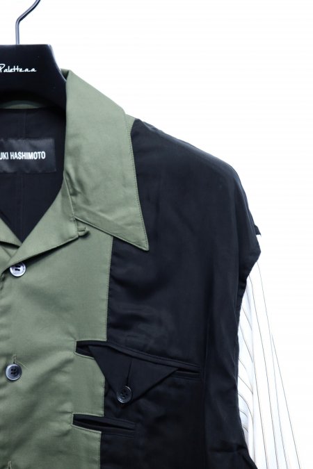 YUKI HASHIMOTO（ユウキ ハシモト）のLINING SHIRTS-MOSSGREEN