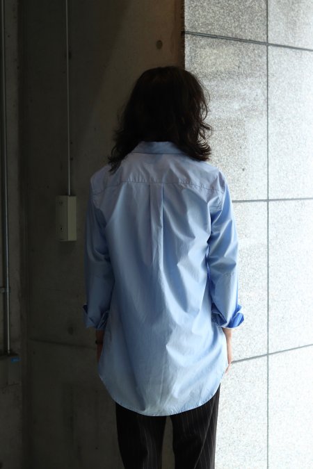 YUKI HASHIMOTO（ユウキ ハシモト）のCOLLAR STAY SHIRTS-BLUE（カラー ...