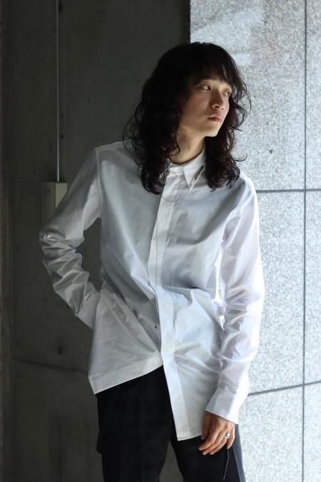 YUKI HASHIMOTO（ユウキ ハシモト）のCOLLAR STAY SHIRTS-WHITE