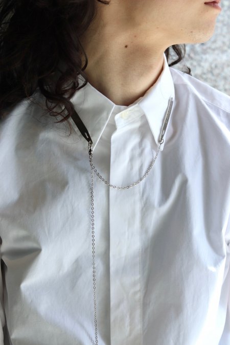 YUKI HASHIMOTO（ユウキ ハシモト）のCOLLAR STAY SHIRTS-WHITE