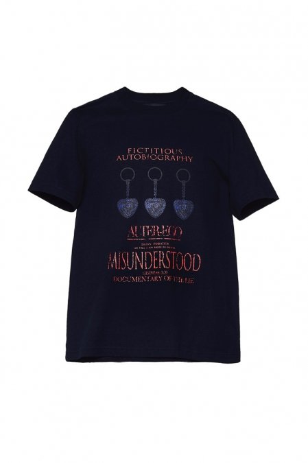 YUKI HASHIMOTO（ユウキ ハシモト）のMYSTERY GRAPHIC T-SHIRTS-BLACK