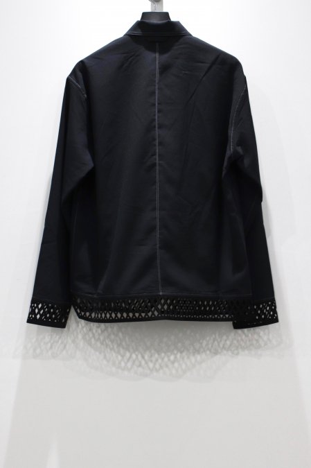 NULABEL白シャツ ZIP UP SHIRT 【お得】 weekend.fm