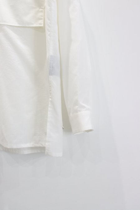 NULABEL（ニューレーベル）のOFFICERS SHIRT-WHITE（オフィサーシャツ