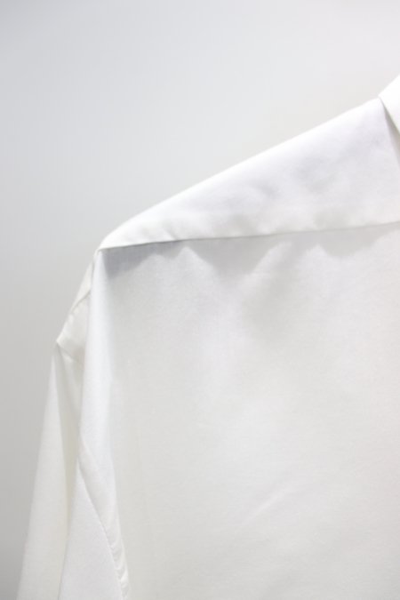 NULABEL（ニューレーベル）のOFFICERS SHIRT-WHITE（オフィサーシャツ