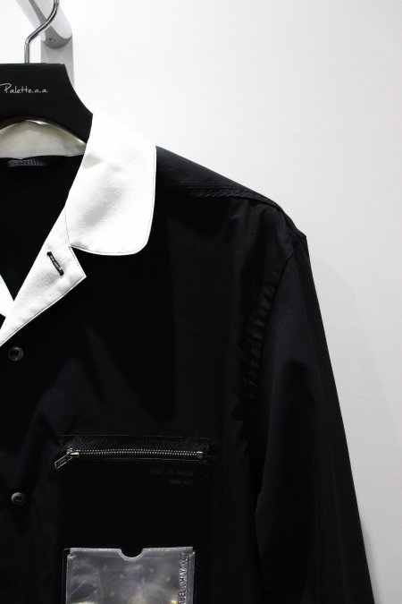 NULABEL（ニューレーベル）のID POKET SHIRT-BLACK（シャツジャケット