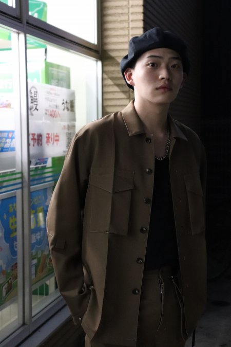 NULABEL（ニューレーベル）のWORK DRESS JACKET-CAMEL（ワークドレス