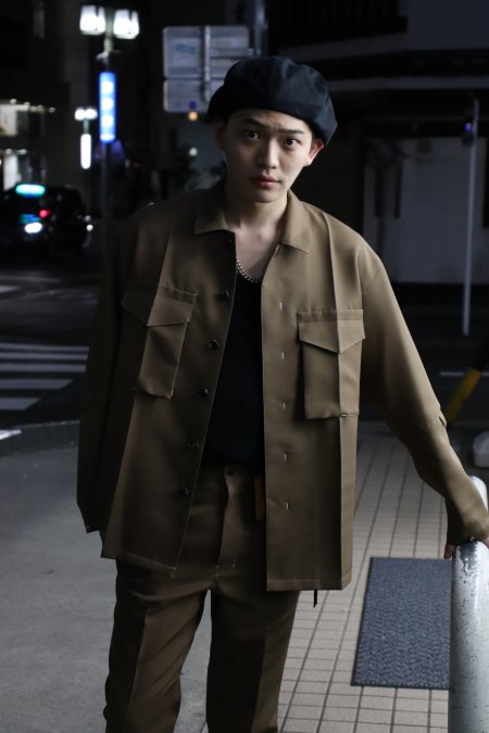 NULABEL（ニューレーベル）のWORK DRESS JACKET-CAMEL（ワークドレス