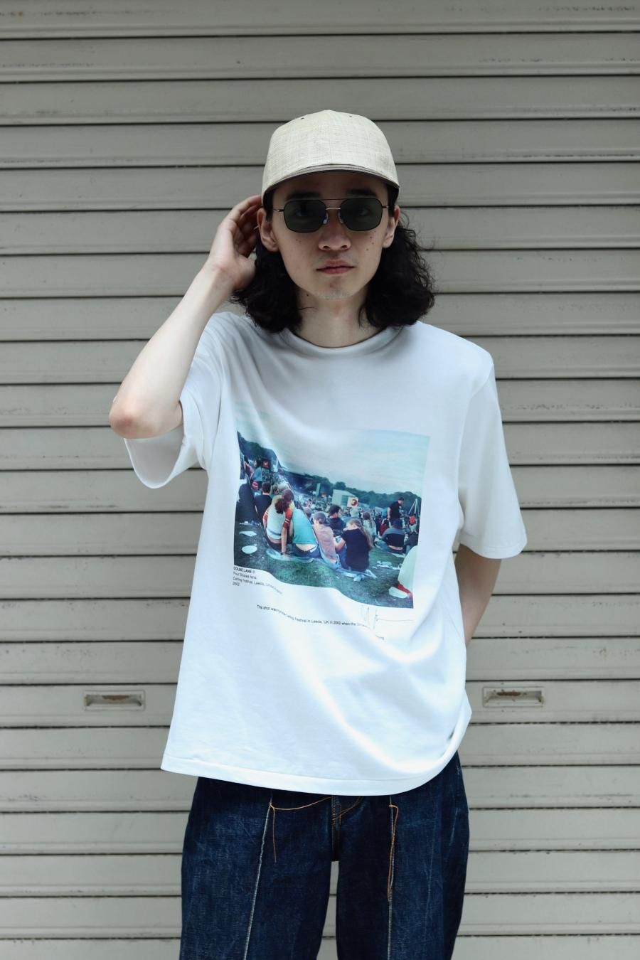FRAMeWORK - 【JOHN MASON SMITH】別注フォトT  グレー JOHN MASON SMITH(ジョンメイソンスミス)のTIM BARBER roof top