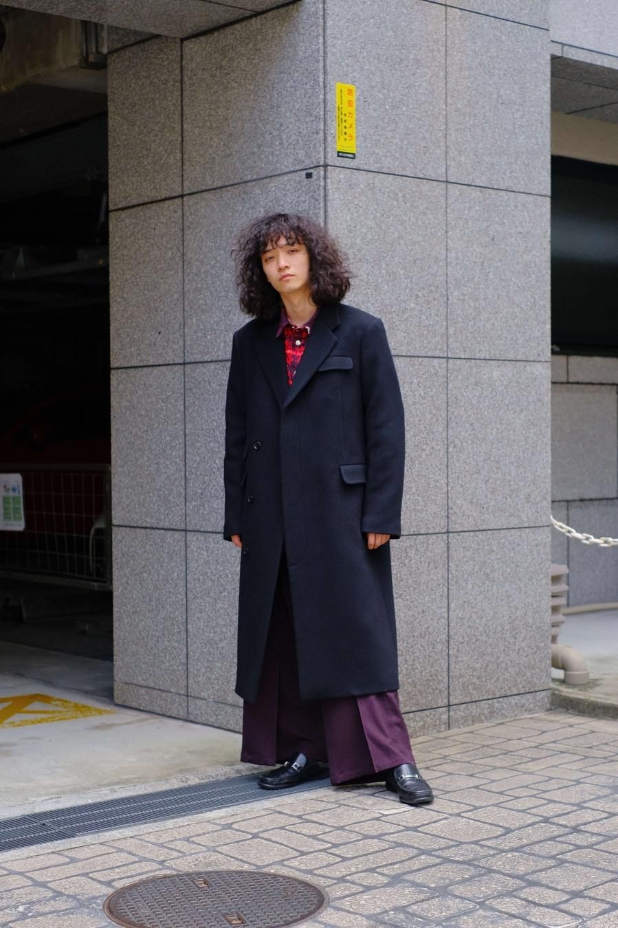 YUKI HASHIMOTO（ユウキ ハシモト）のCOVERT COAT-BLACK（コート）の 