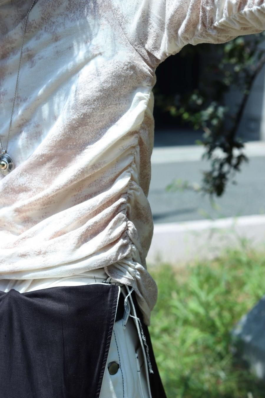 MASU（エムエーエスユー）のSHEARING JACQUARD LONG TSHIRTS