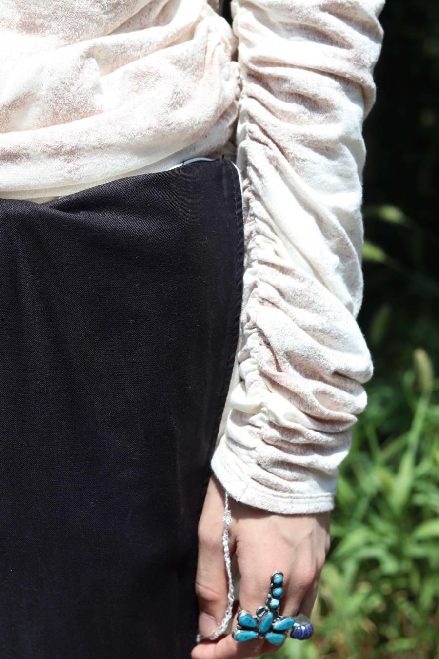 MASU（エムエーエスユー）のSHEARING JACQUARD LONG TSHIRTS
