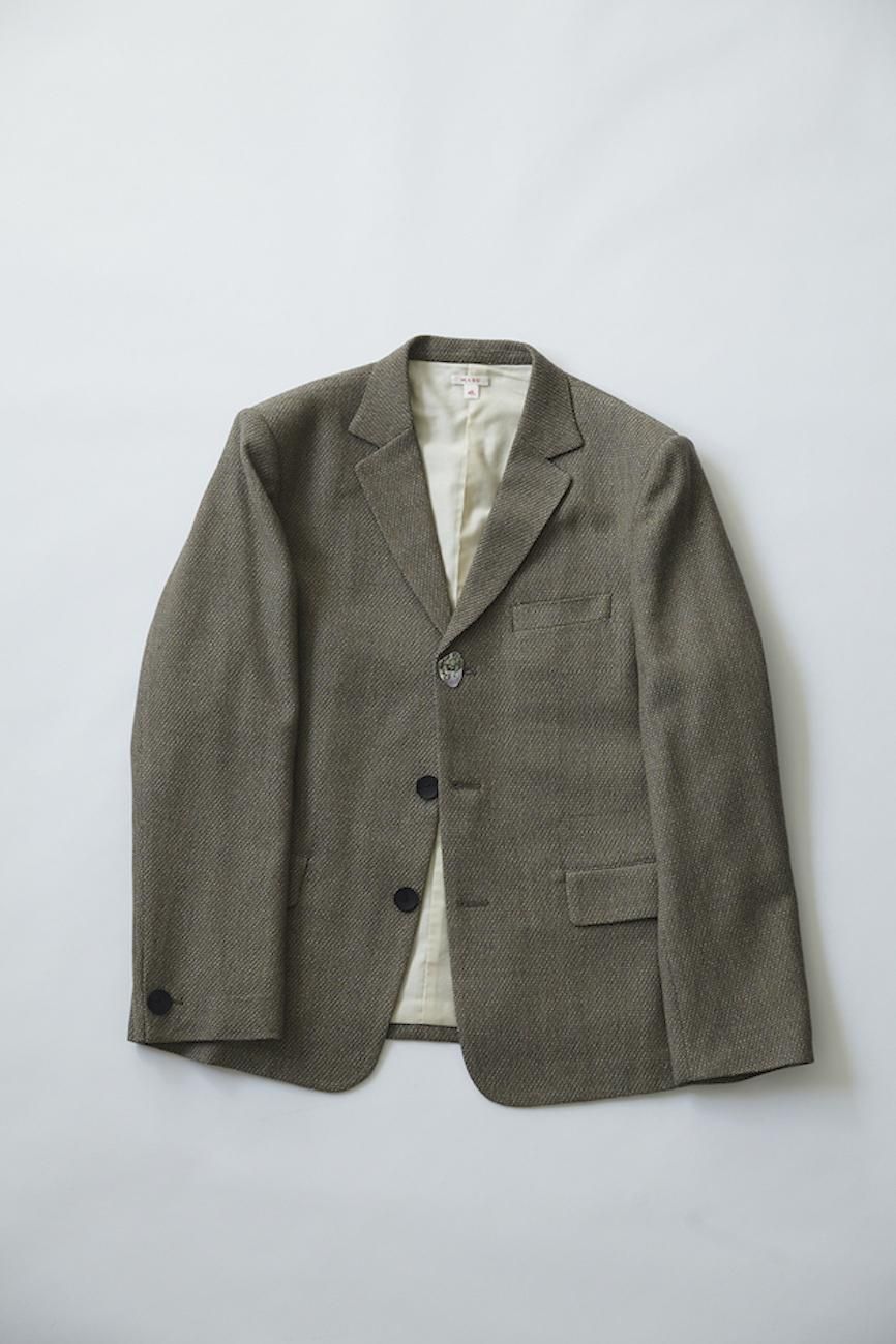 MASU（エムエーエスユー）のMELANGE TWEED TAILORED JACKET-MELANGE