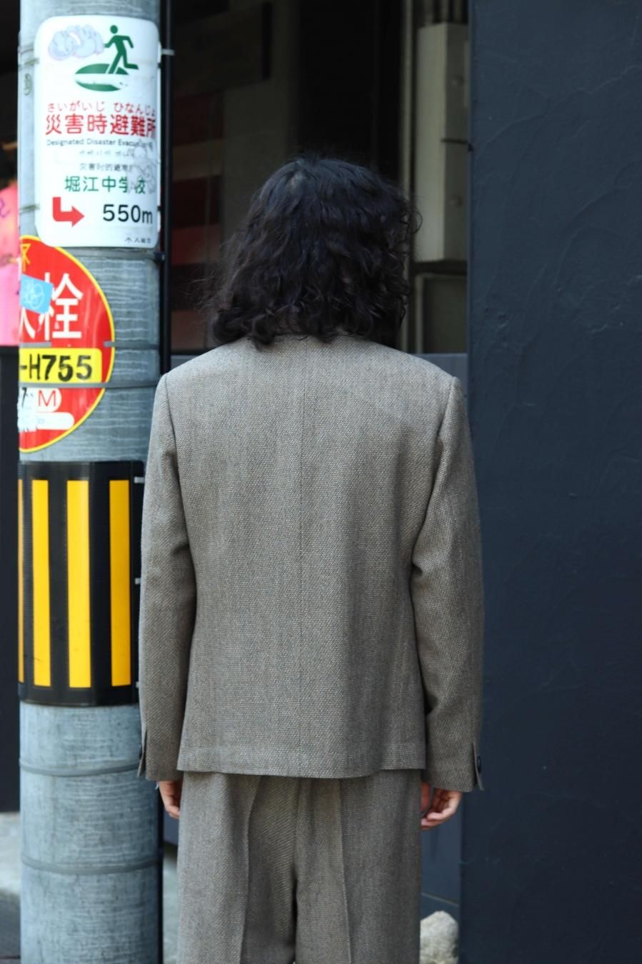 MASU（エムエーエスユー）のMELANGE TWEED TAILORED JACKET-MELANGE ...