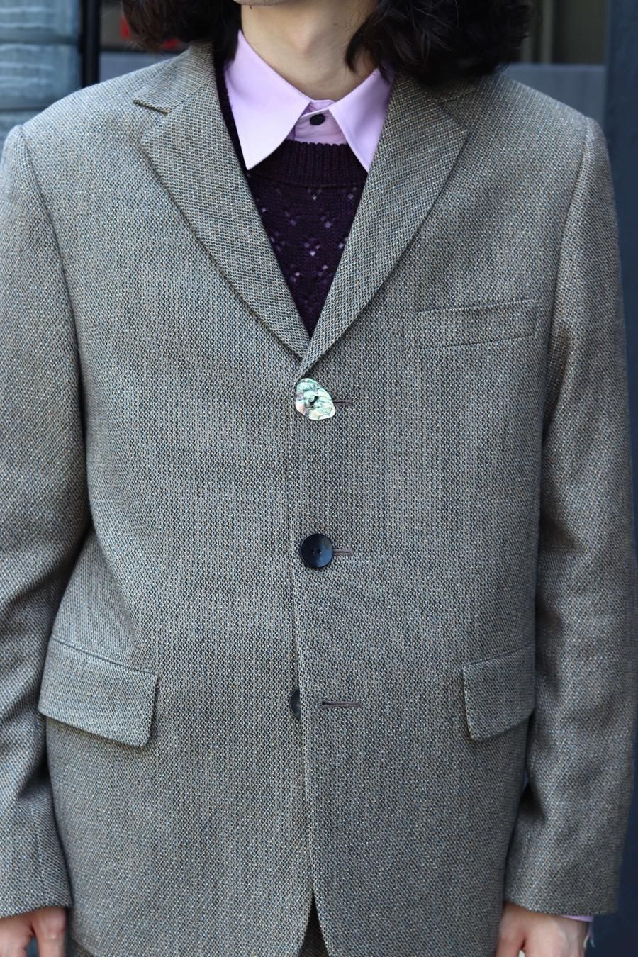 MASU（エムエーエスユー）のMELANGE TWEED TAILORED JACKET-MELANGE