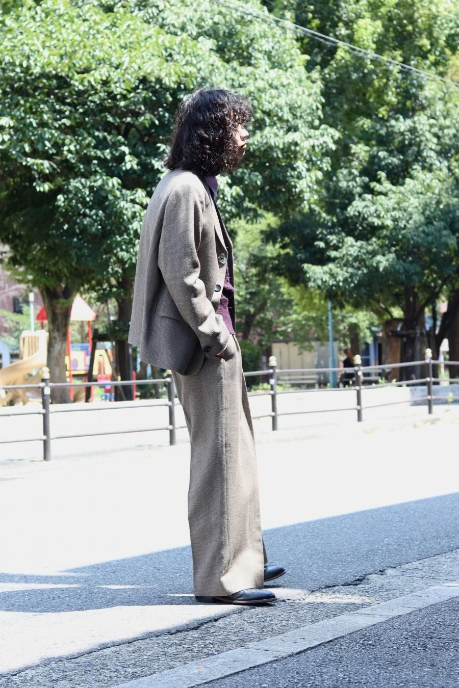 MASU（エムエーエスユー）のMELANGE TWEED TAILORED JACKET